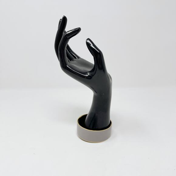 J Crew Chunky Bangle Bracelet Gray Gold Tone 1" Wide Statement Fashion Costume - Picture 1 of 9